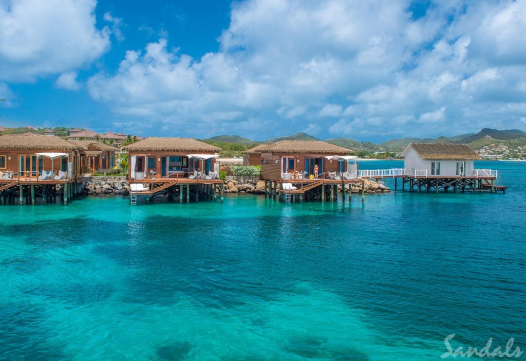 over water bungalows
