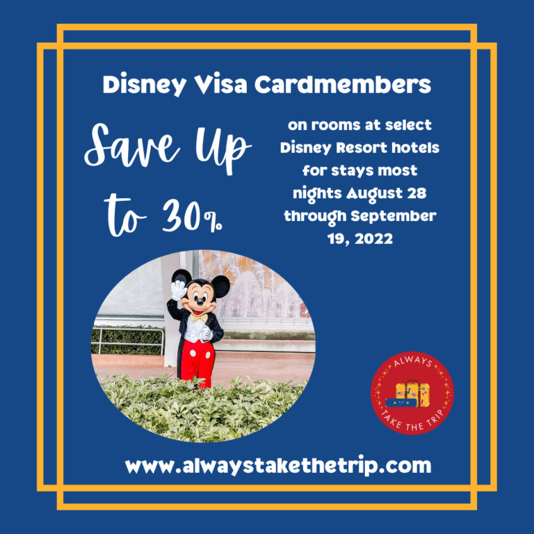 Disney Visa Cardmembers Save Up to 30%!
